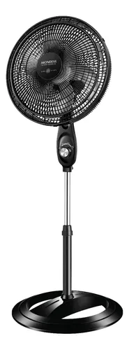 Ventilador Coluna 40cm Super Power Mondial 140w Vsp-40c-nb 40 Cm Preto 127 v Cinza Plástico 6