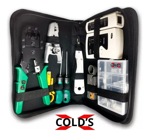 Kit Ferramentas Rede Informática Testador DE CABO Lan ALICATE Crimpar Rj45 DECAPADOR MARCA: XCOLD'S