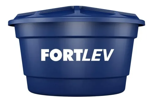 Caixa d água Fortlev 2000L Vertical Polietileno Azul 1.89m