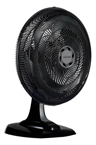 Ventilador De Mesa Ventisol Turbo 50cm Com 6 Pás Preto