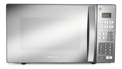 Micro-ondas CM020BF 20 Litros Espelhado com Função Descongelar Cor Cinza e Inox