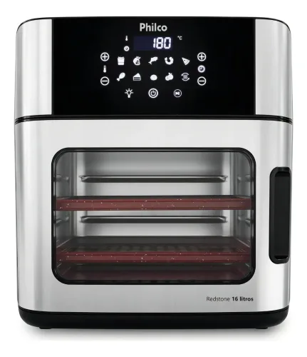Fritadeira Air Fryer Philco PAF16A 4 Em 1 Painel Digital 16l Preto