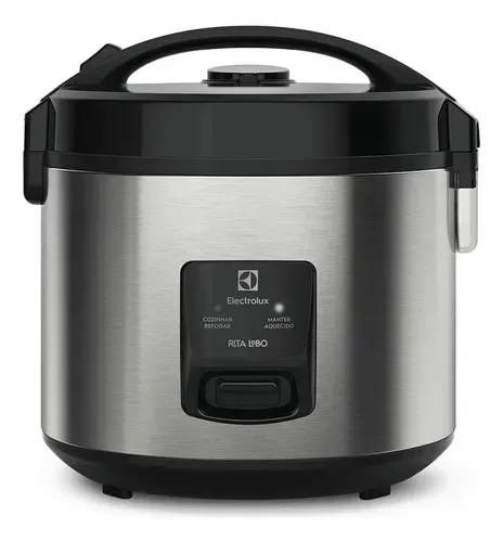 Panela de Arroz Elétrica Electrolux por Rita Lobo 3,5L Inox Efficient 2 em 1 ERC20 - 110/220V