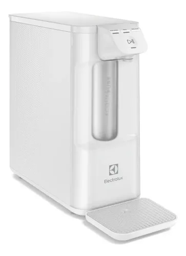 Purificador de Água Gelada Fria e Natural Eletronico Placa Compacto Electrolux PE12B com Filtro Carvão 6 meses ou 3000L Painel